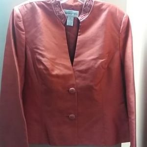BLOOMINGDALE'S SILK JACKET